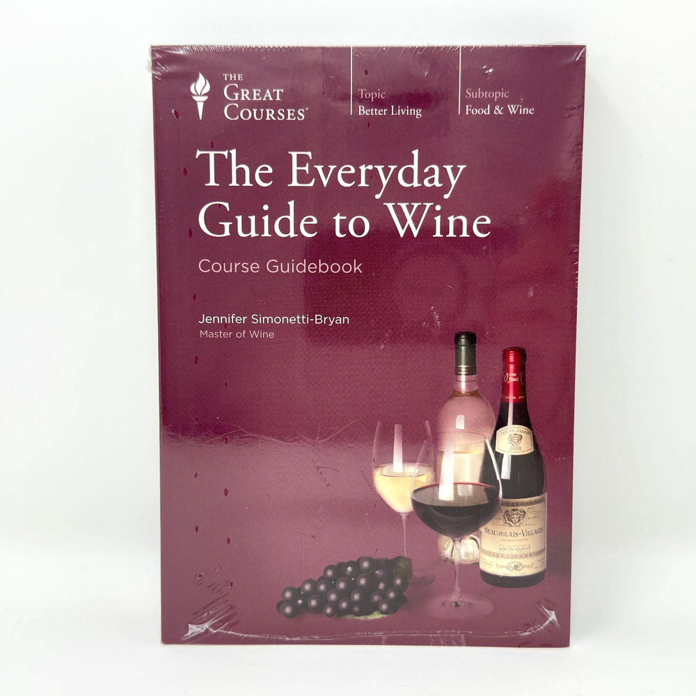 The Great Courses Everyday Guide to Wine DVD Guidebook Jennifer Simonetti-Bryan